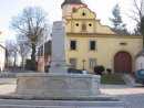 kašna na horním náměstí - pomník padlým v 1.světové válce